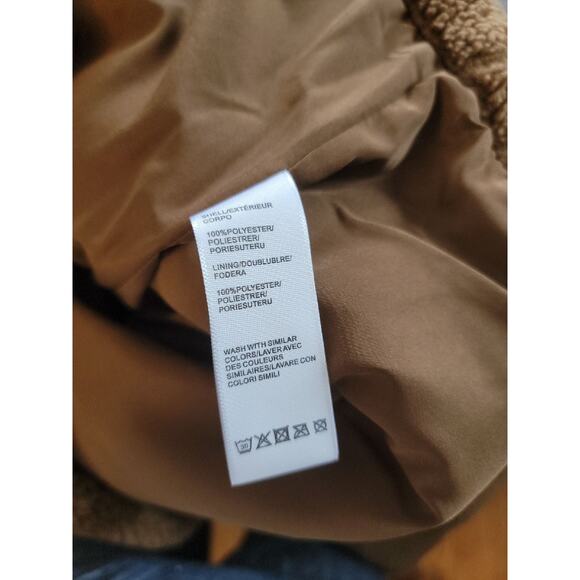 NWT Sz L Rebecca Minkoff Teddy Brown Jacket - Picture 6 of 7